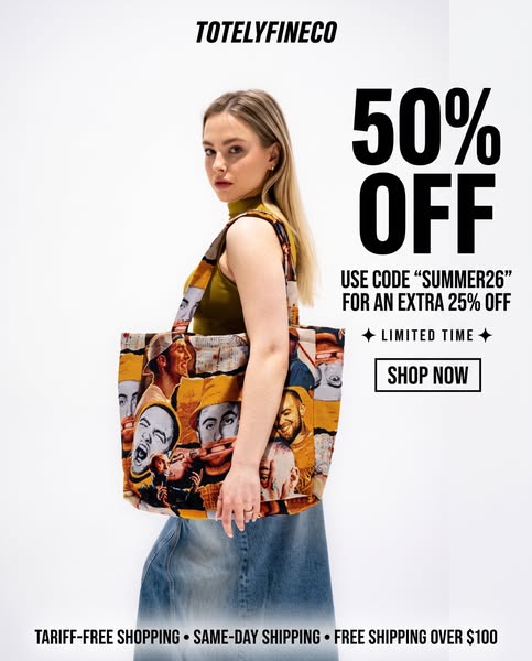 50,000+ TOTE BAGS SHIPPED WORLDWIDE