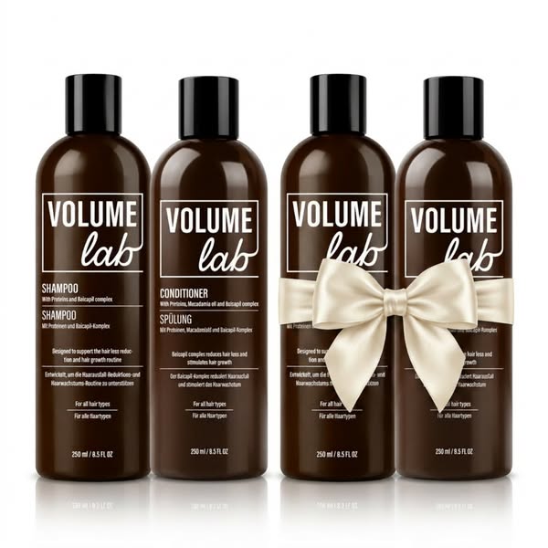 Volume Lab grunduppsättning: Shampoo och Conditioner + Det andra setet gratis!