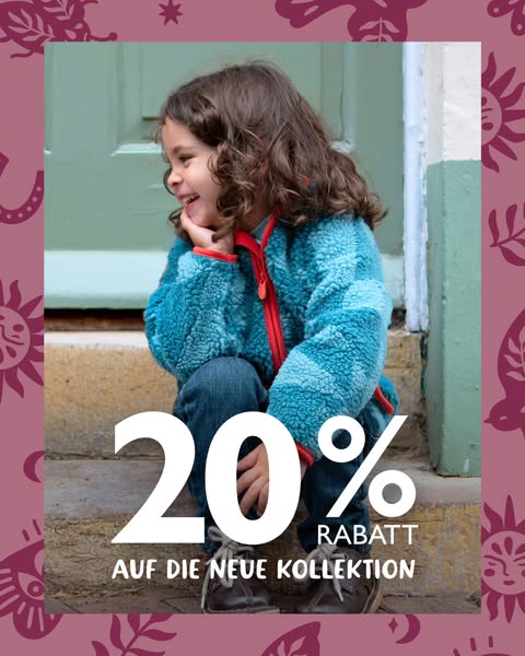 20 % Rabatt auf Kindermode