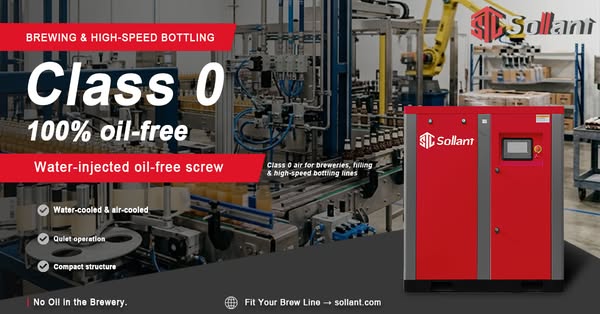 Great Beer Deserves Oil-Free Air.