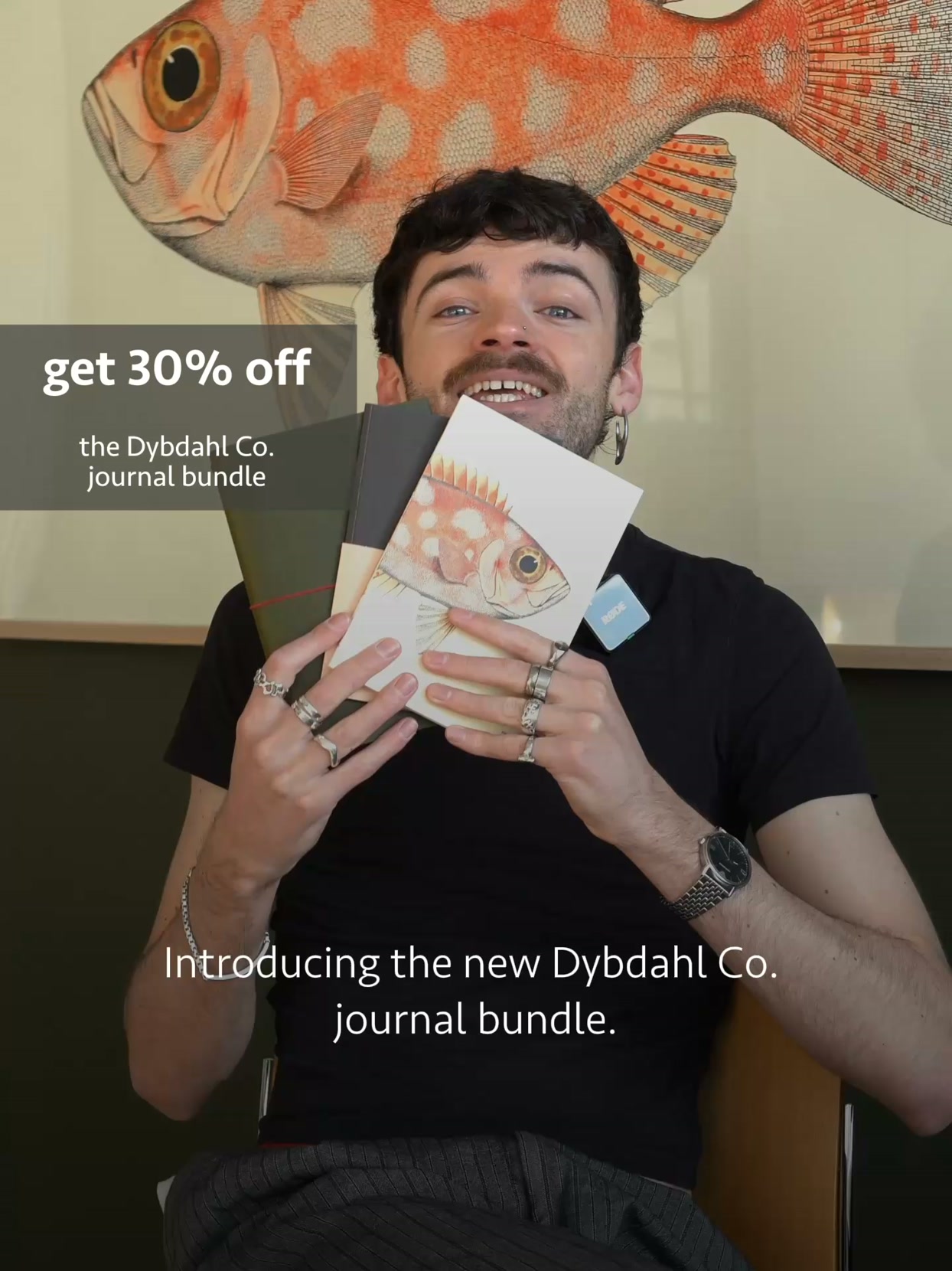 your first journal, 30% off