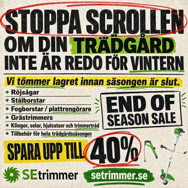 Sommarutförsäljning – fynda nu