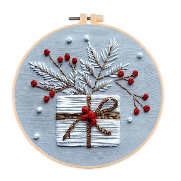 Super Cool, Best GiftsRubbyoo Embroidery Kit - Christmas Gift Box
