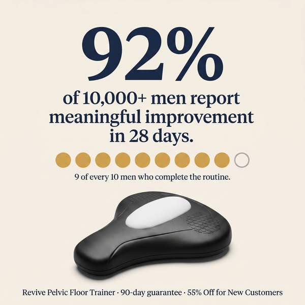 10,000 men. 92% reported improvement.