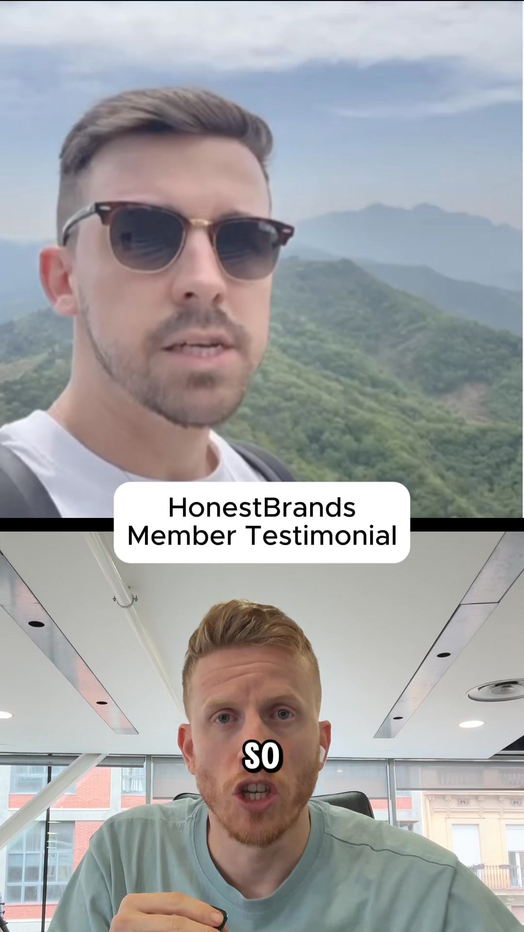 Anúncio de HonestBrands