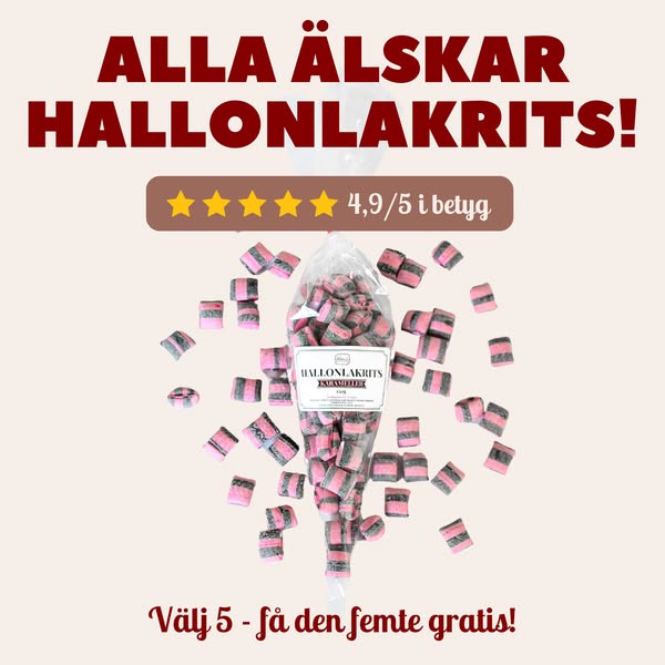 Fri frakt över 599kr
