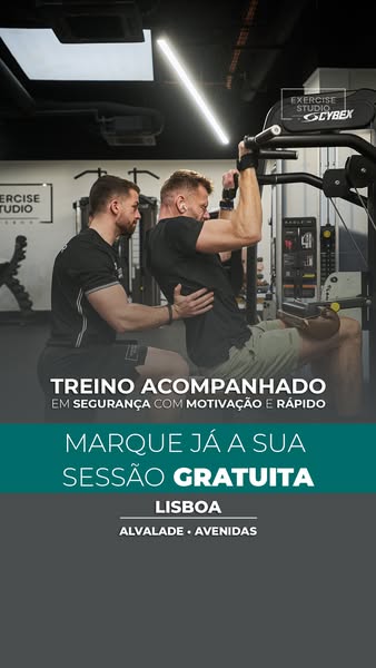 1ª Sessão Grátis - Adaptado à sua especificidade física, em Segurança e Individual