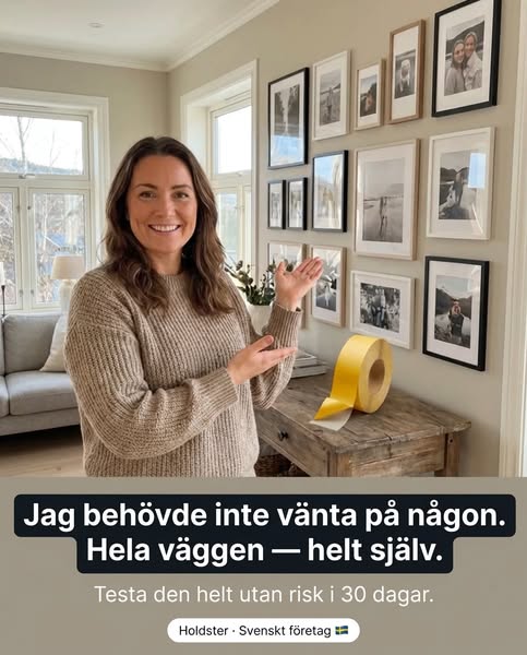 Äntligen kan du hänga upp allt själv