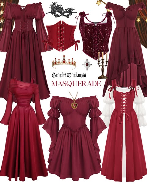 Scarlet Darkness Halloween Costume Inspiration