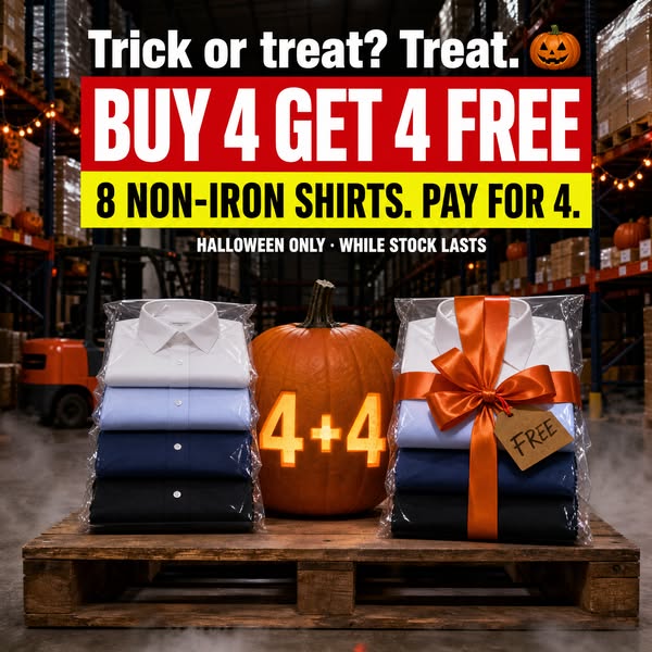 Non-Iron Shirts: 2 Free