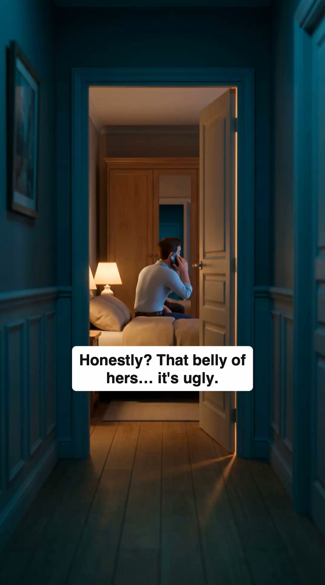 That belly people think is a baby? It's not fat.