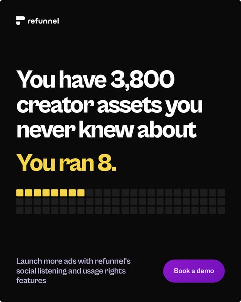 3,800 assets. 8 ads. Fix it.