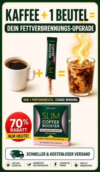 Jetzt 70 % Rabatt auf Slim Coffee Booster sichern.