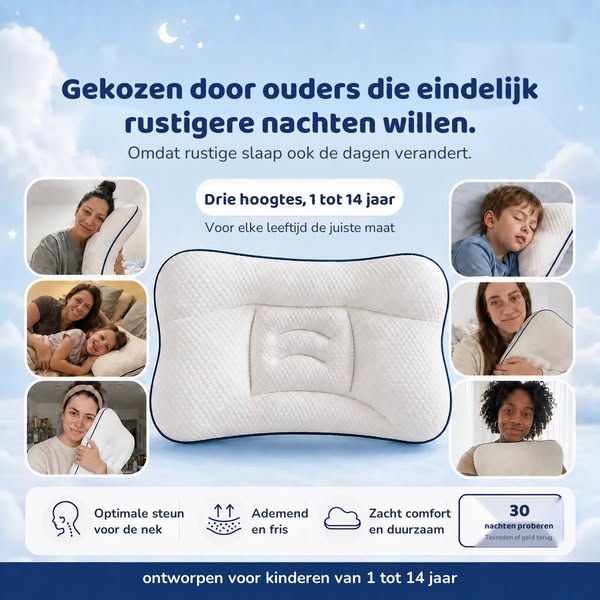 Het kussen speciaal voor kinderen