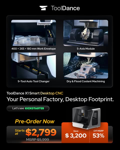 A New Standard for Desktop CNC — Starting at Just $2,799. Save 53% Now.