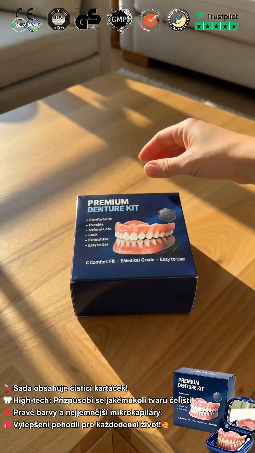 ¡Come, ríe y disfruta sin complejos: Sonrisa perfecta y natural desde casa!
