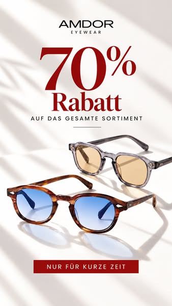 70% RABATT AUF DAS GESAMTE SORTIMENT - NUR FÜR KURZE ZEIT!