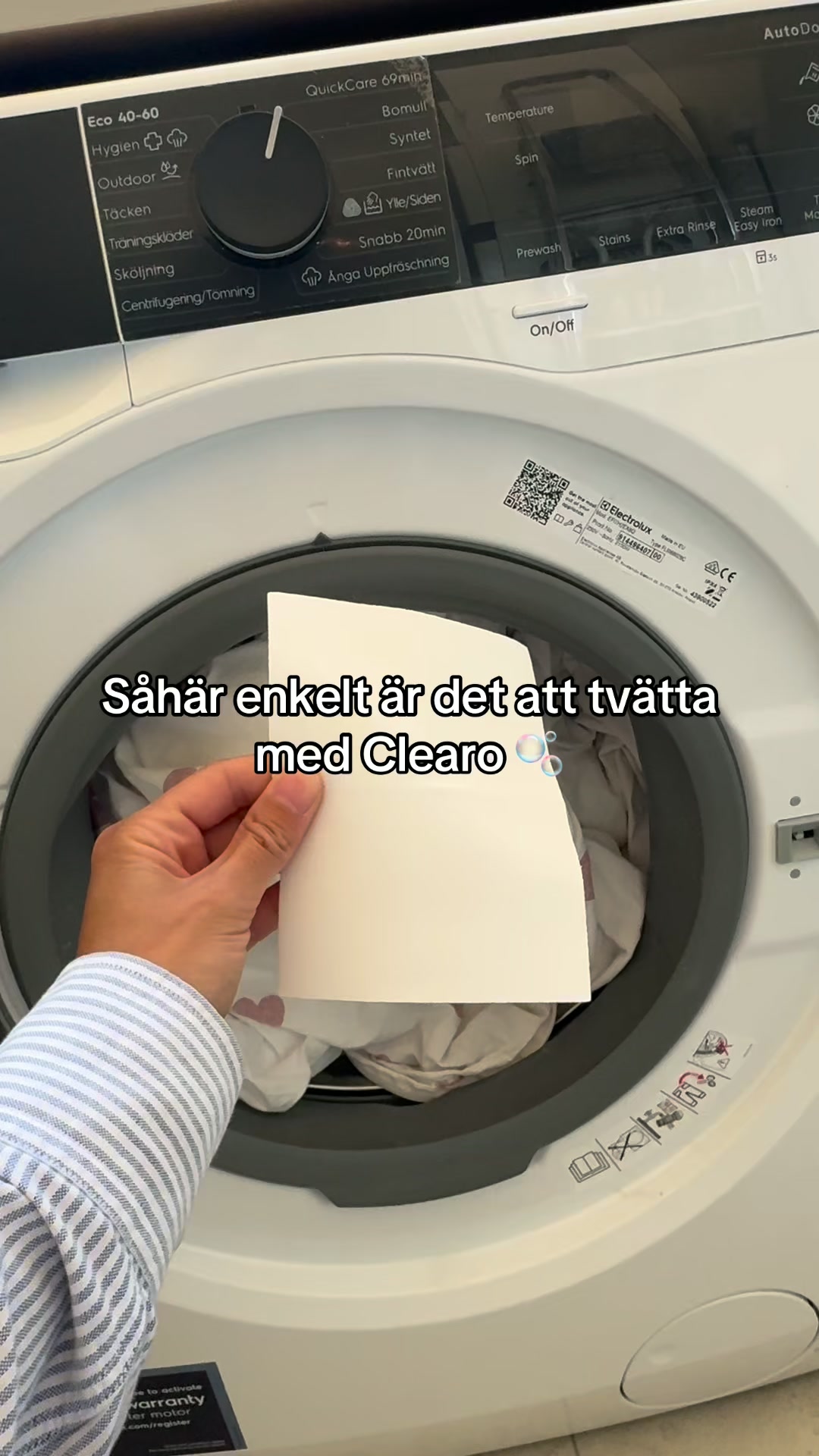 Tvättmedel med naturliga råvaror utan onödiga kemikalier