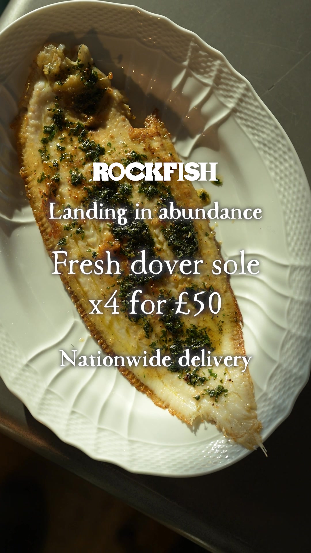 Fresh Dover Sole - 4 for £50