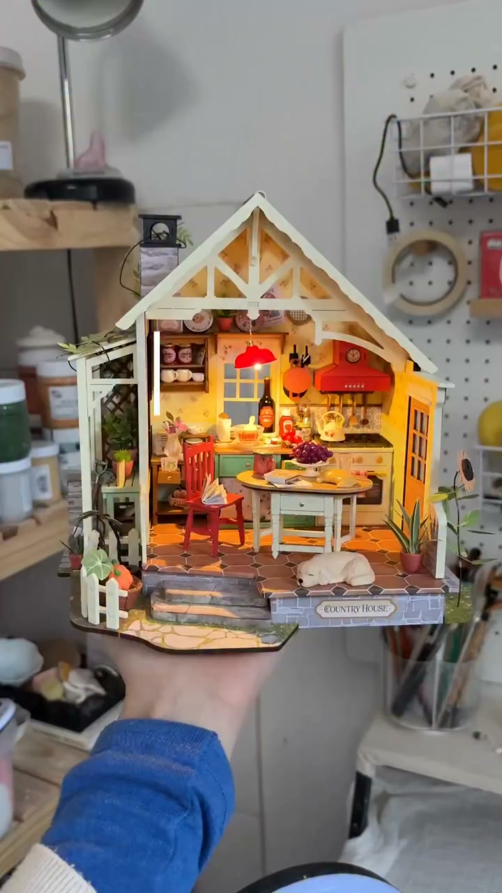A Farmhouse in Miniature