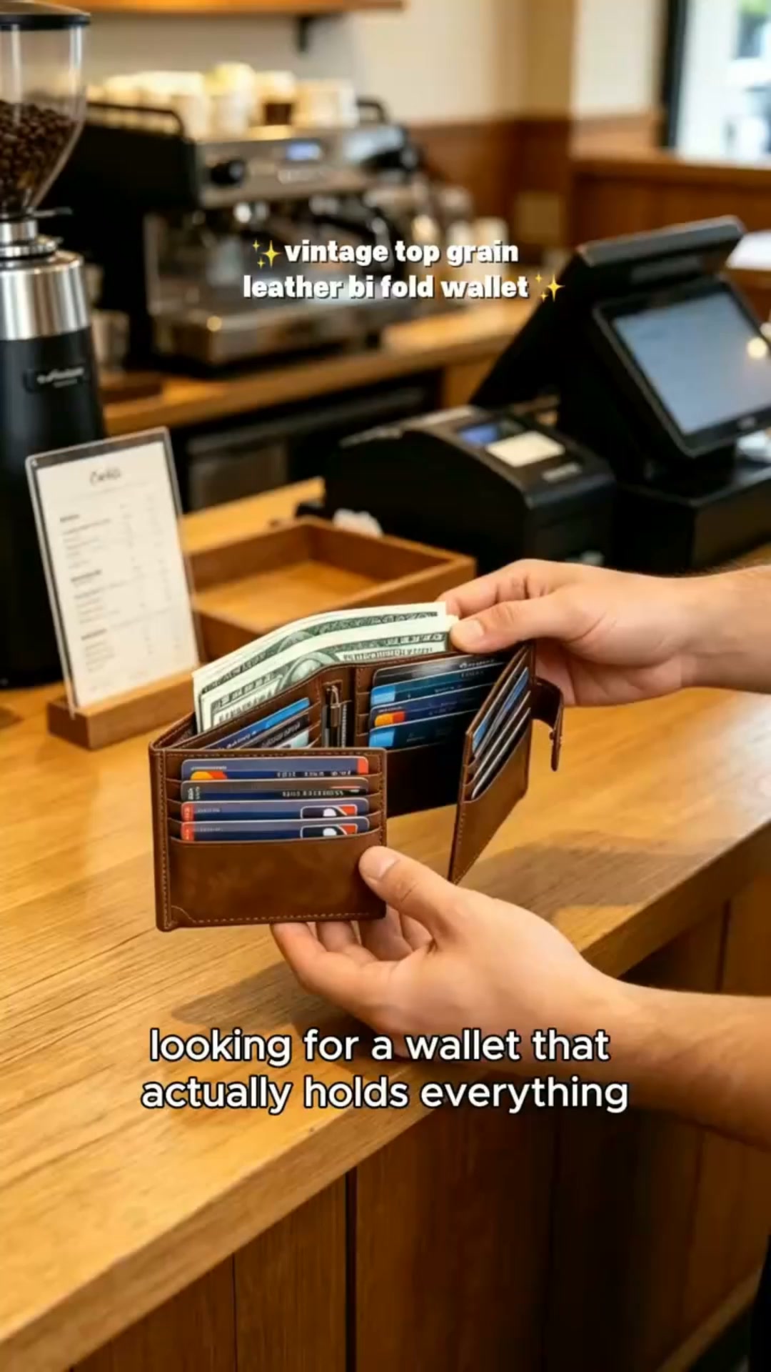 Vintage Handmade Leather Wallet for Men