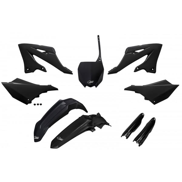 Ufo Plast Plastik-Kit Full-Kit Schwarz, Yamaha YZ 125 22-, YZ 250 22