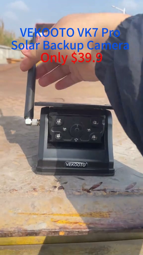 VEKOOTO VK7 Pro Solar Backup Camera | Only $39.9