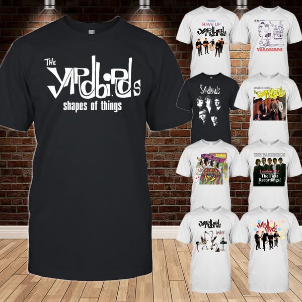 The Yardbirds t-shirts