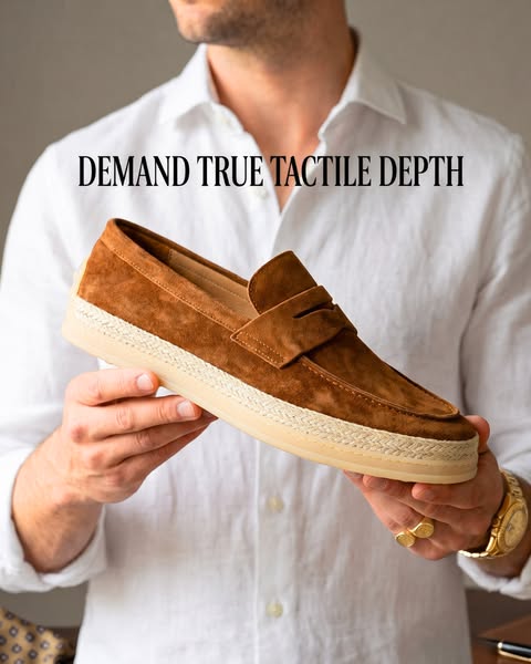 Positano Suede Espadrille Driver
