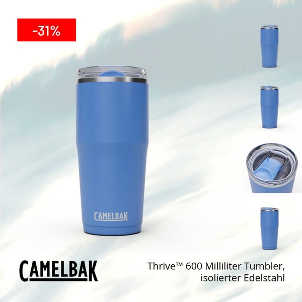 Thrive™ 600 Milliliter Tumbler, Isolierter Edelstahl