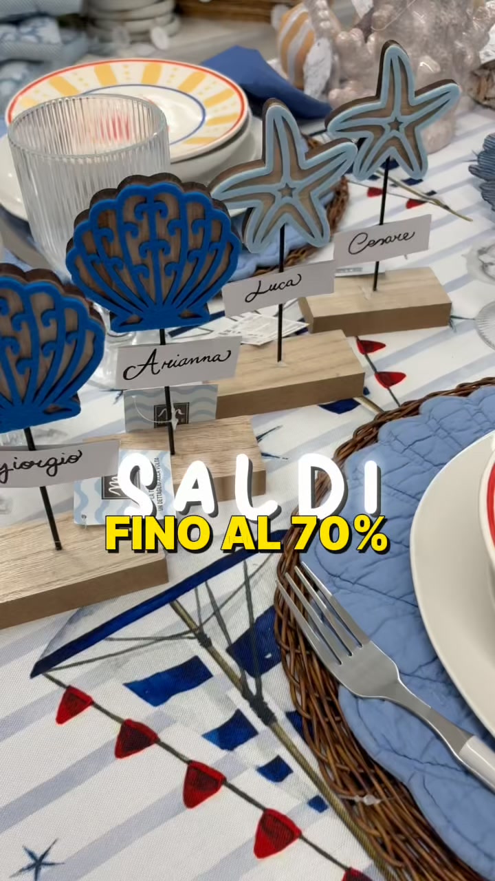 Saldi fino al 70% – Solo per pochi giorni!