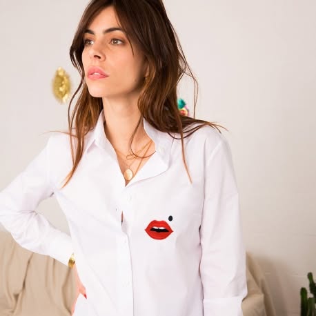 Chemise Blanche Bouche Cindy