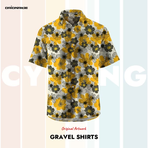 The creative behind it: Orionride Dark Garden Zipper Pockets Ultra Lightweight Short Sleeves Gravel Shirt