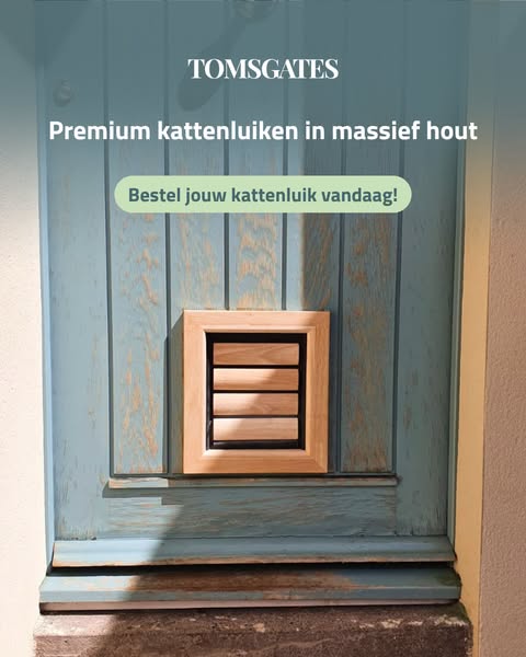 Duurzame designer kattenluiken