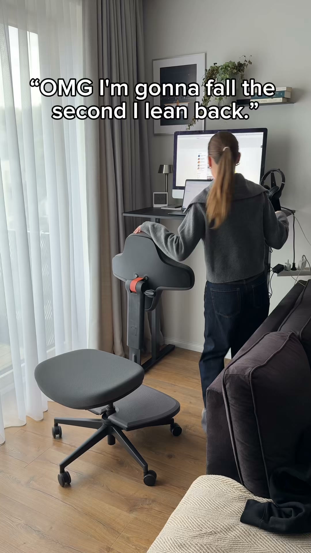 The first leaning chair