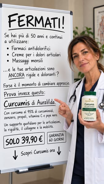 Curcuma a dosaggio clinicamente testato, senza additivi