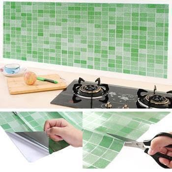 3D Mosaic Heat Resistant Self-Adhesive Wallpaper - Perfect for Kitchen Backsplash