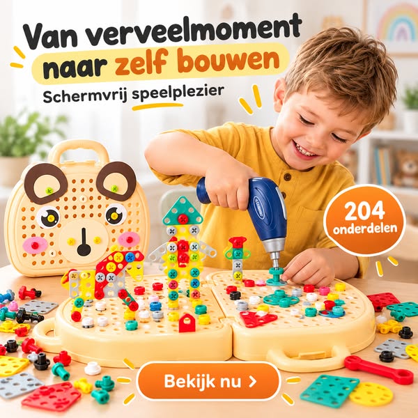 Van verveelmoment naar bouwen