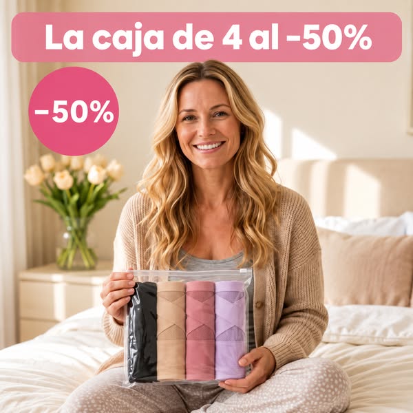 La caja de 4 al −50%