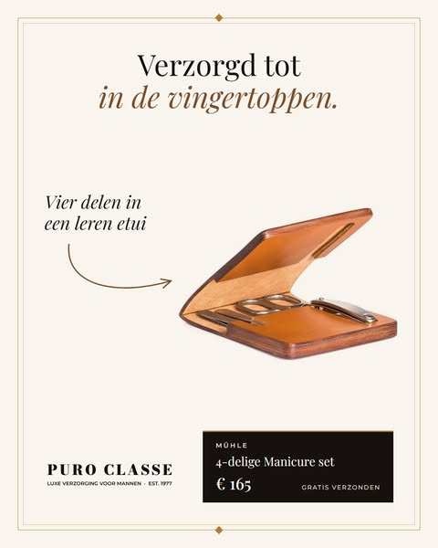MÜHLE 4-delige Manicure set