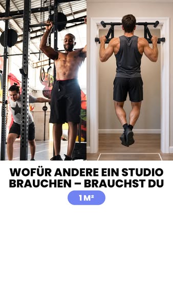 Dein Gym im Türrahmen
