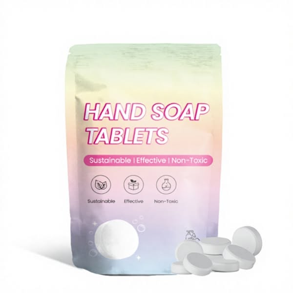 Jetway Portable Bagged Packaging Disposable Hand Washing Soap Tablets with Gentle Decontamination