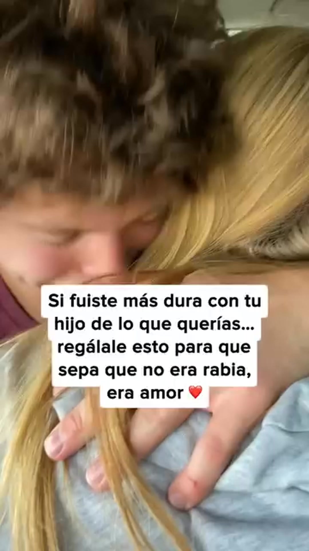 Esto hizo llorar a mi hijo al instante