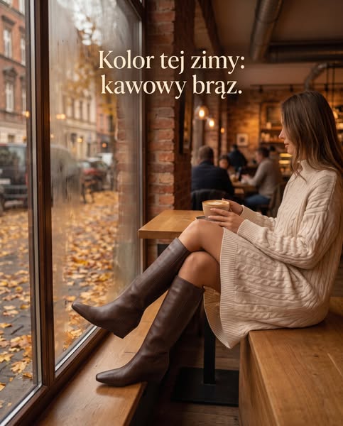 Kozaki Elara – kawowy brąz tej jesieni