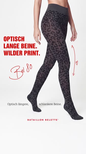 Optisch längere Beine. Null Quetschen.