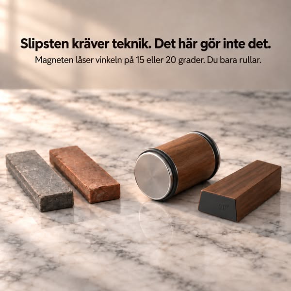 Vinkeln är låst innan du börjar