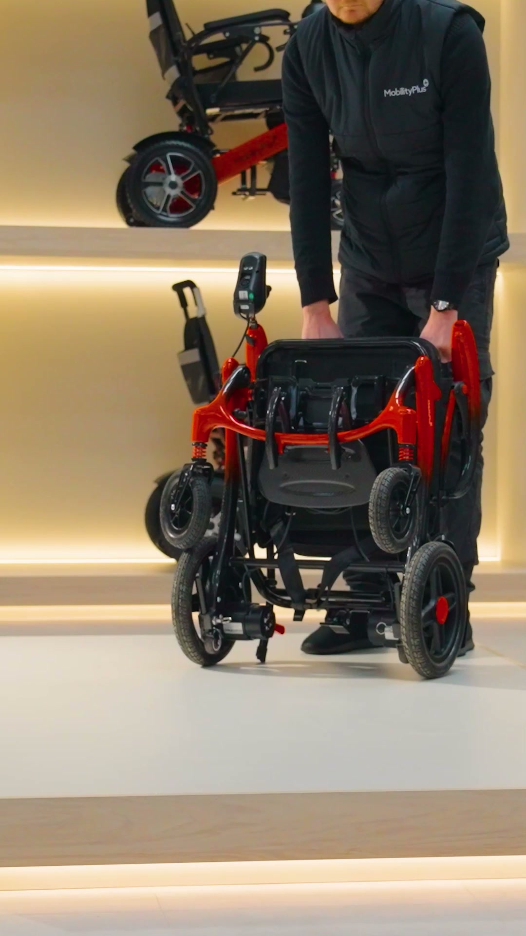 Carbon frame. 600W motors.