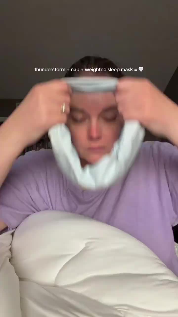 Weighted Micro-Pressure Deep Sleep Eye Mask