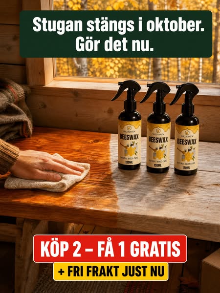 Bivax skyddar ditt trä