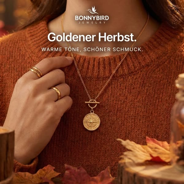 Edelstahl Schmuck für dein Herbst-Outfit